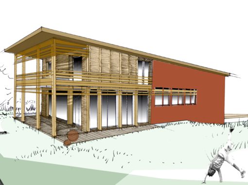 TRANSFORMATION D’UNE MAISON INDIVIDUELLE :  Ossature bois, isolation par l’extérieure (ITE) et agencement d’intérieure – 31