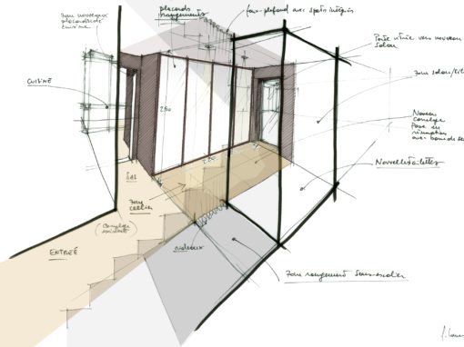 EXTENSION MAISON INDIVIDUELLE : Transformation/extension en ossature bois et isolation par l’extérieure (ITE) – Toulouse 31