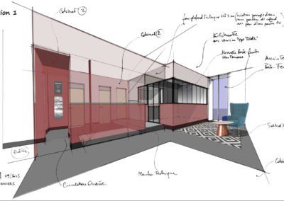 Création Transformation cabinets liberaux - Toulouse 31 ® Federica LAVEZZO Architecte (1)