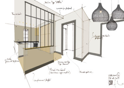Rénovation maison ancienne Cote Pavée 31 - ® Federica LAVEZZO Architecte (5)