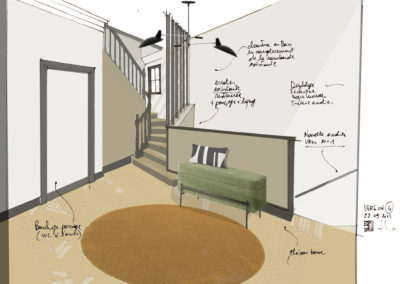 Rénovation maison ancienne Cote Pavée 31 - ® Federica LAVEZZO Architecte (6)