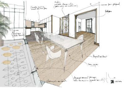 Rénovation maison ancienne Cote Pavée 31 - ® Federica LAVEZZO Architecte (8)