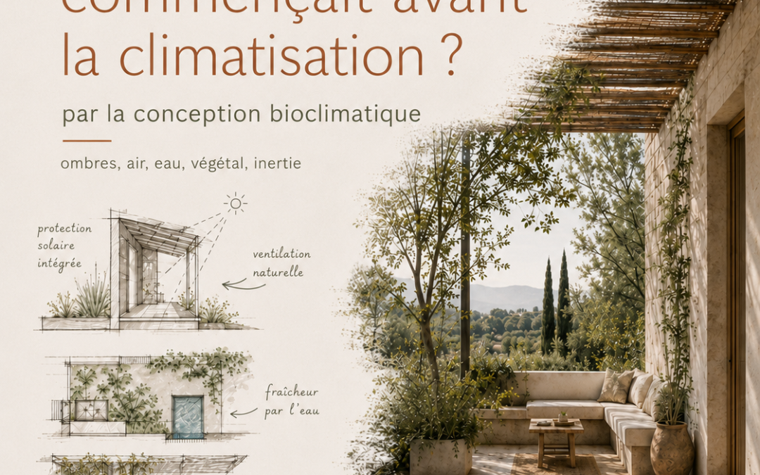 RECHERCHER LA FRAÎCHEUR PAR LA CONCEPTION BIOCLIMATIQUE