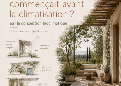 RECHERCHER LA FRAÎCHEUR PAR LA CONCEPTION BIOCLIMATIQUE